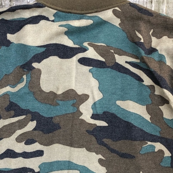 🌺🌺J.Crew knitted camo bomber cardigan 🌺🌺 - Picture 7 of 15